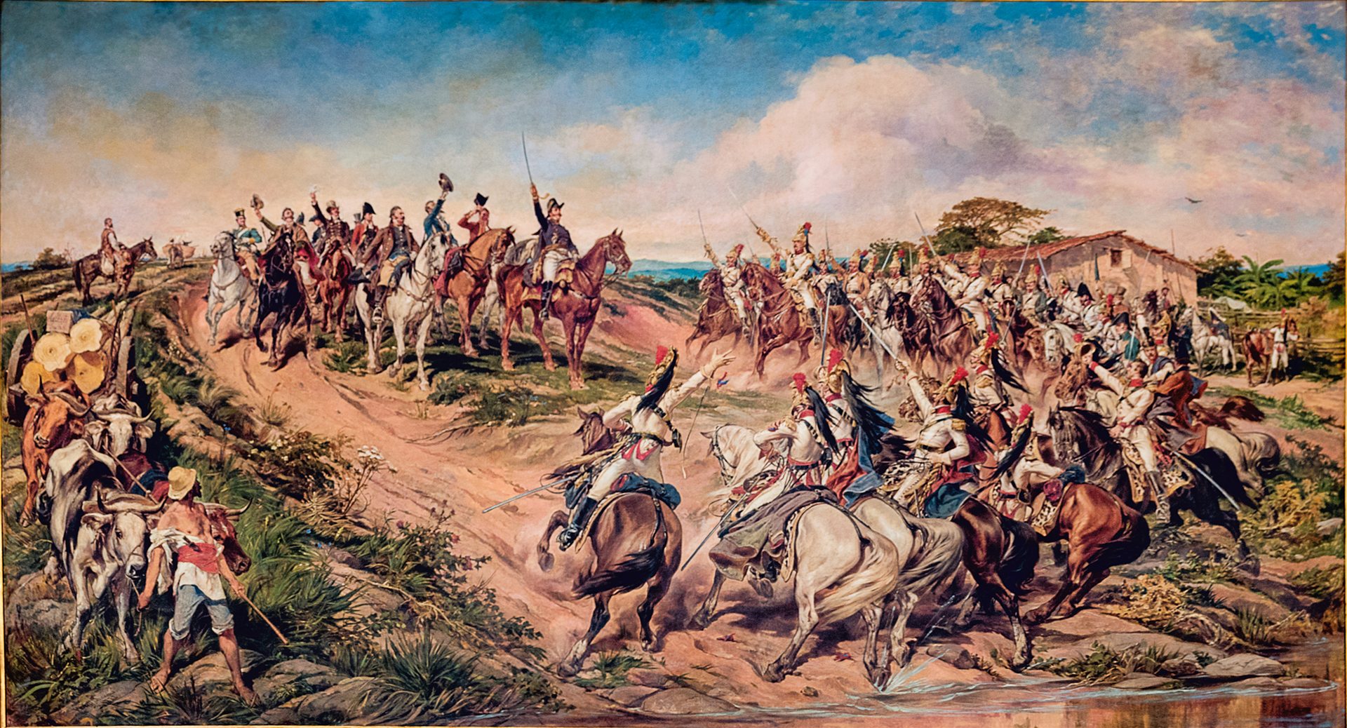 Pintura Independência ou Morte, de Pedro Américo